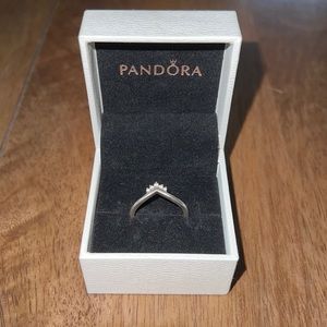 Pandora Tiara Wishbone Ring